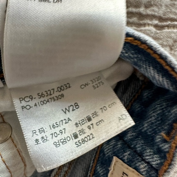 Vintage Levi’s Denim shorts distressed 28 - Picture 5 of 7